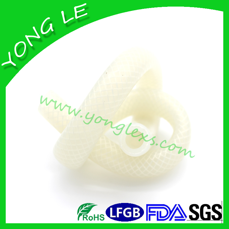 Pharmaceutical silicone mesh tube