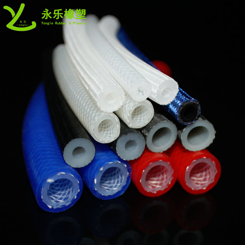 硅胶编织管，铂金编织硅胶管，耐压编织硅胶管，食品级编织硅胶管