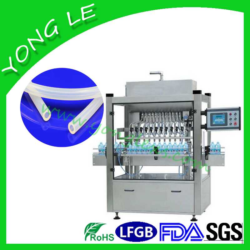 Syrup filling machine silicone tube