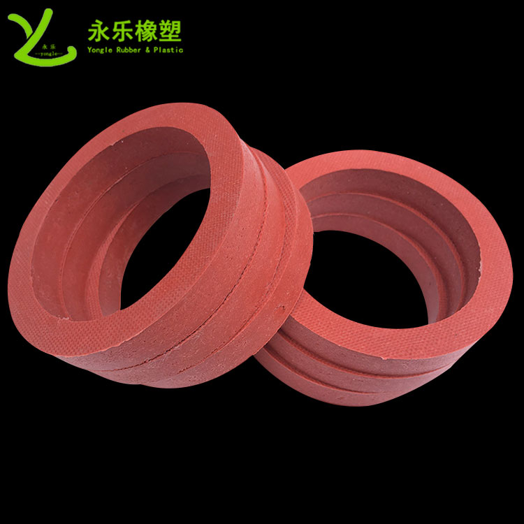 Molded silicone foam ring