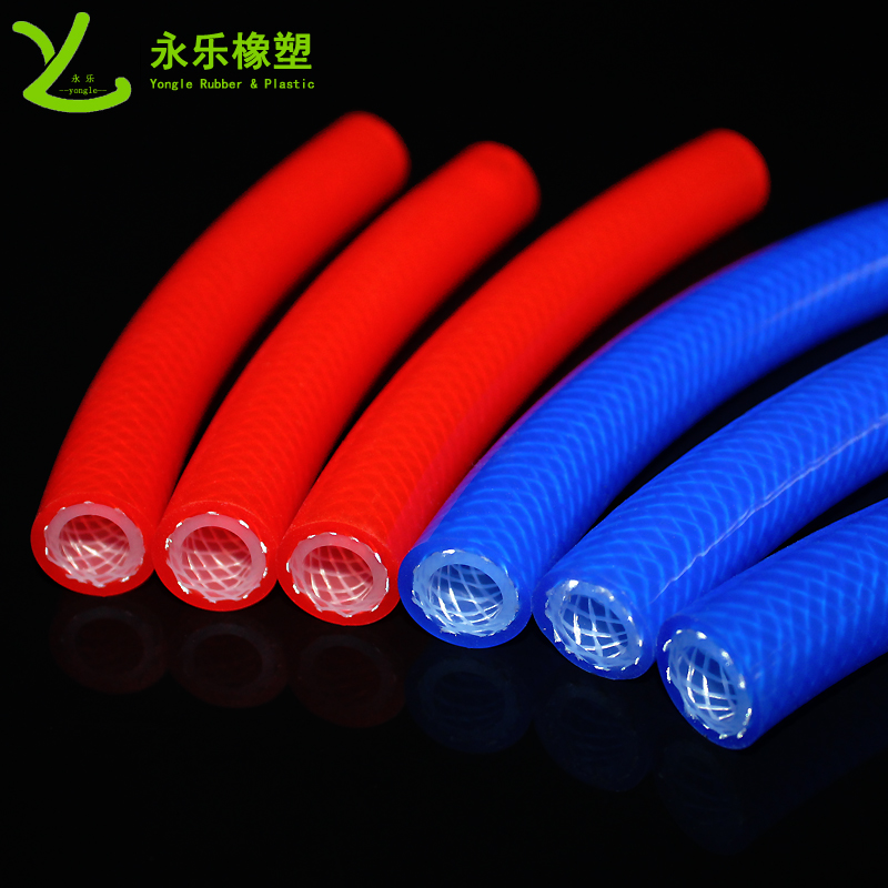 Medical woven silicone tubing