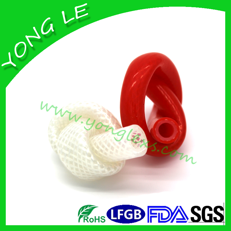 High pressure resistant silicone mesh tube