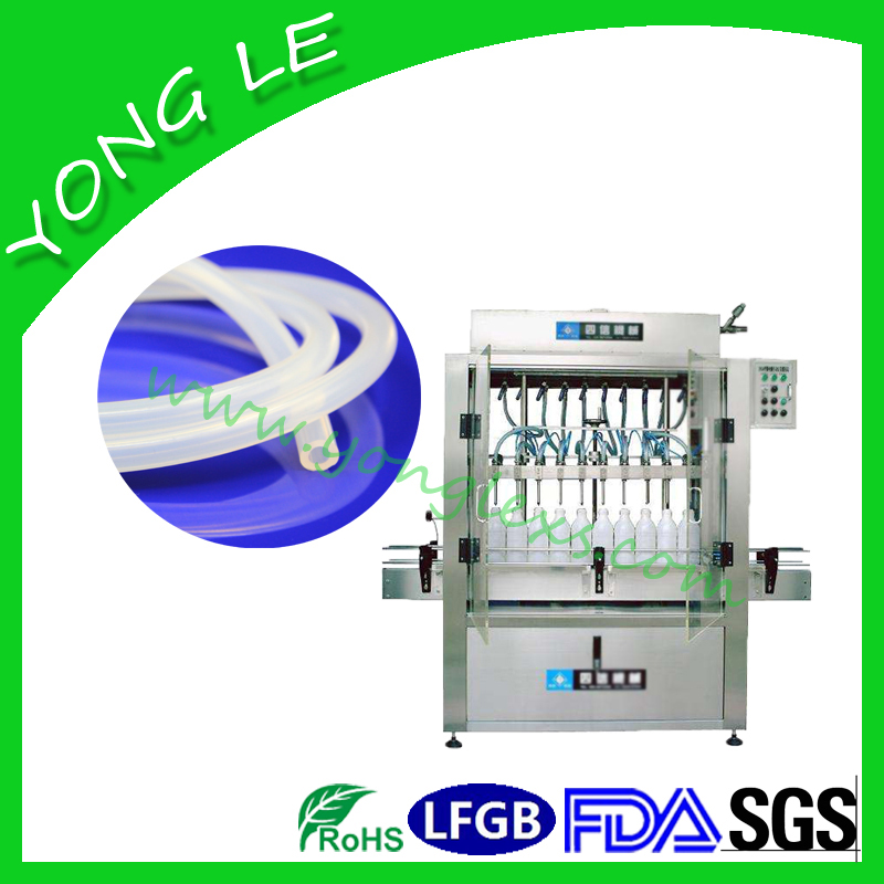 Oral liquid packaging machine silicone tube