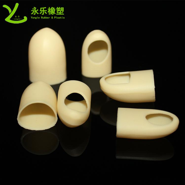 Molded silicone finger covers