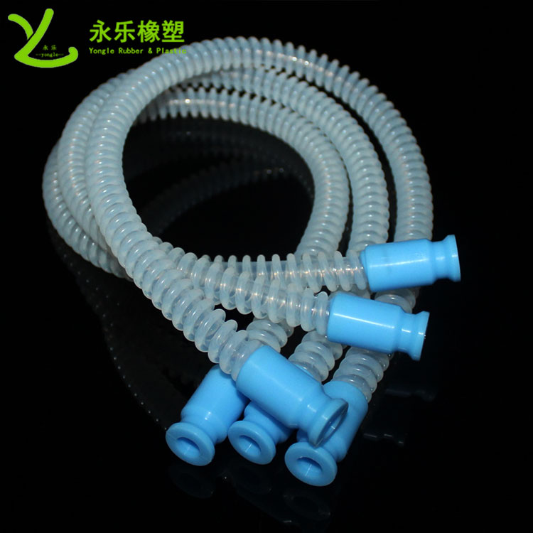 Silicone corrugated pipe