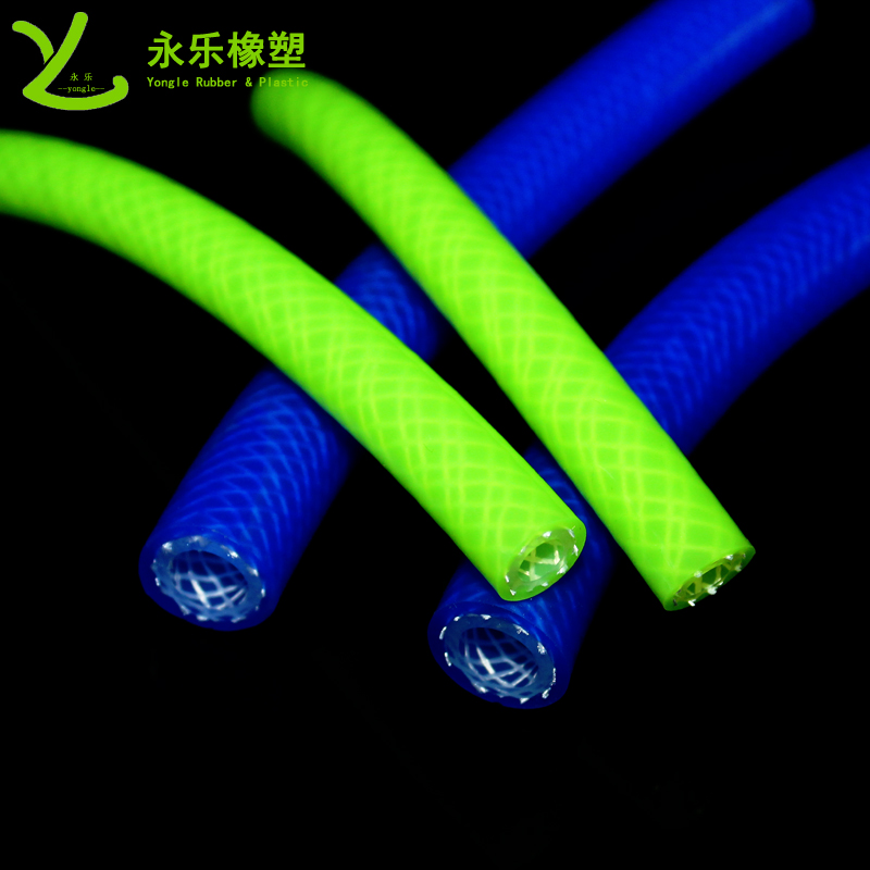 Food grade woven silicone tubing