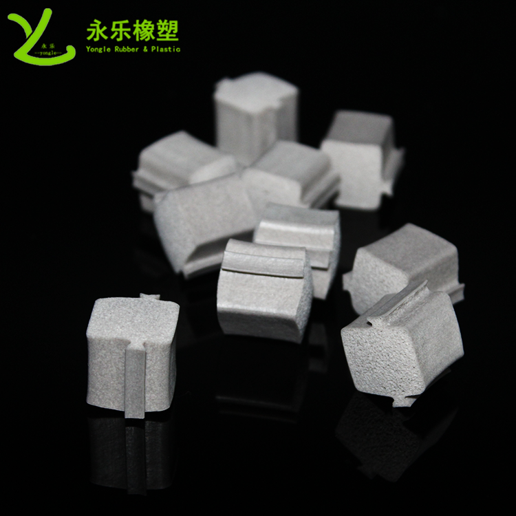 Irregular foam silicone plug