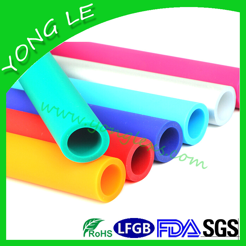 Color frosted silicone hose