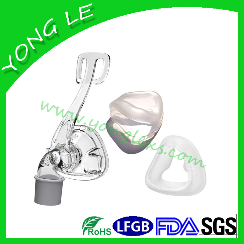 High transparency silicone nasal mask