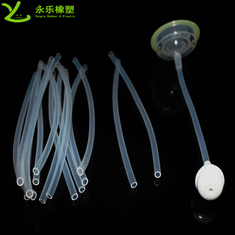 Transparent milk bottle silicone tube