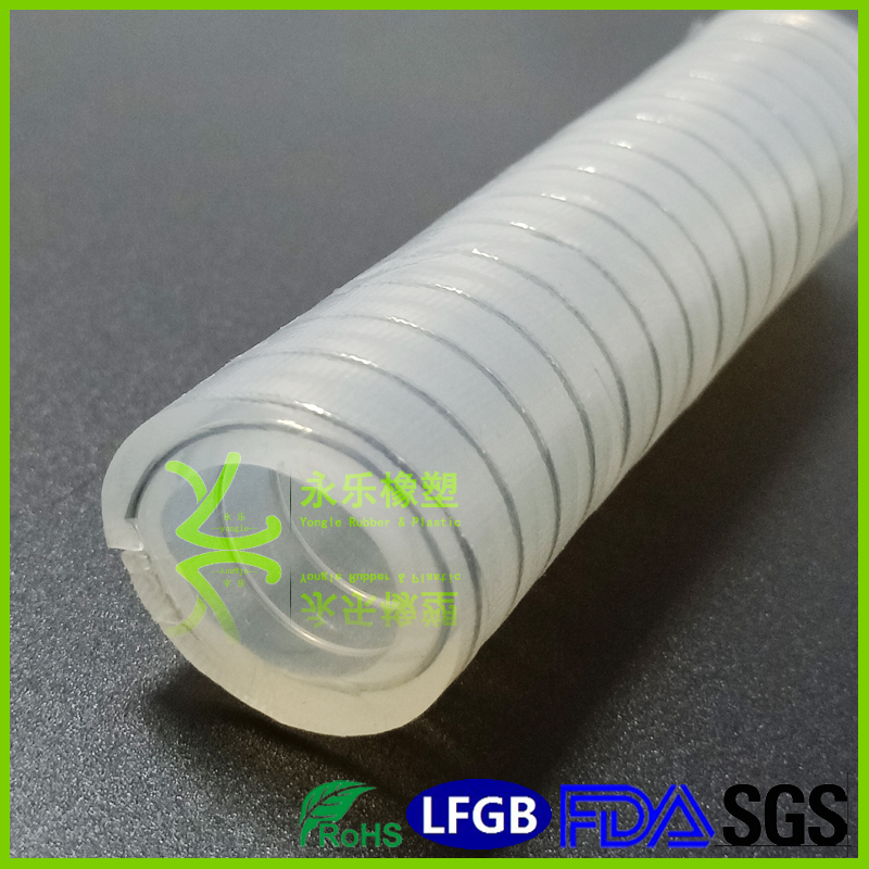 Braided steel wire high transparency tube