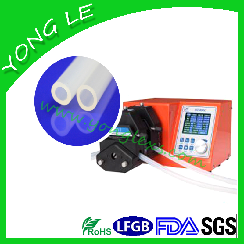 Silicone hose for conveying perfume peristaltic pump