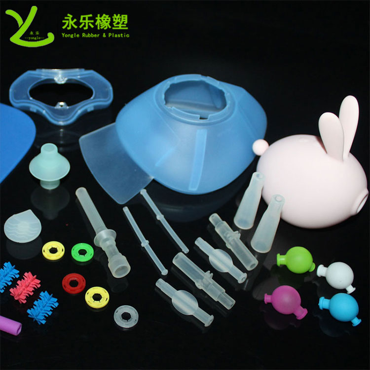 Molded silicone parts