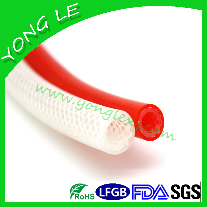 Biopharmaceutical silicone braided tube