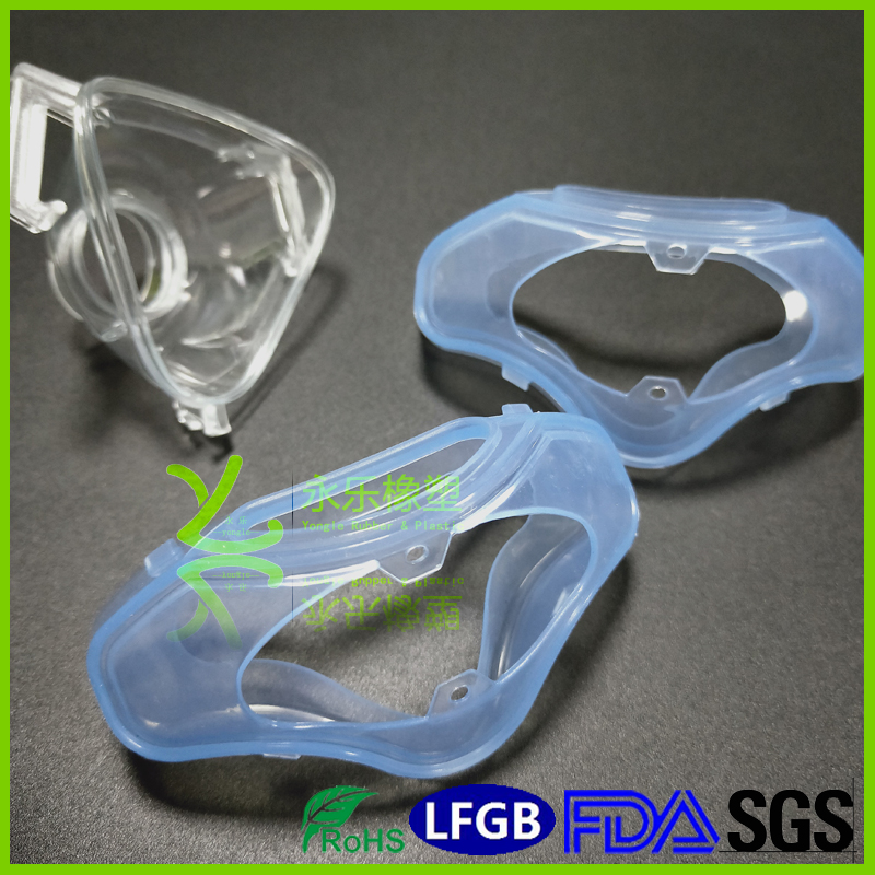 Anti haze silicone nose mask