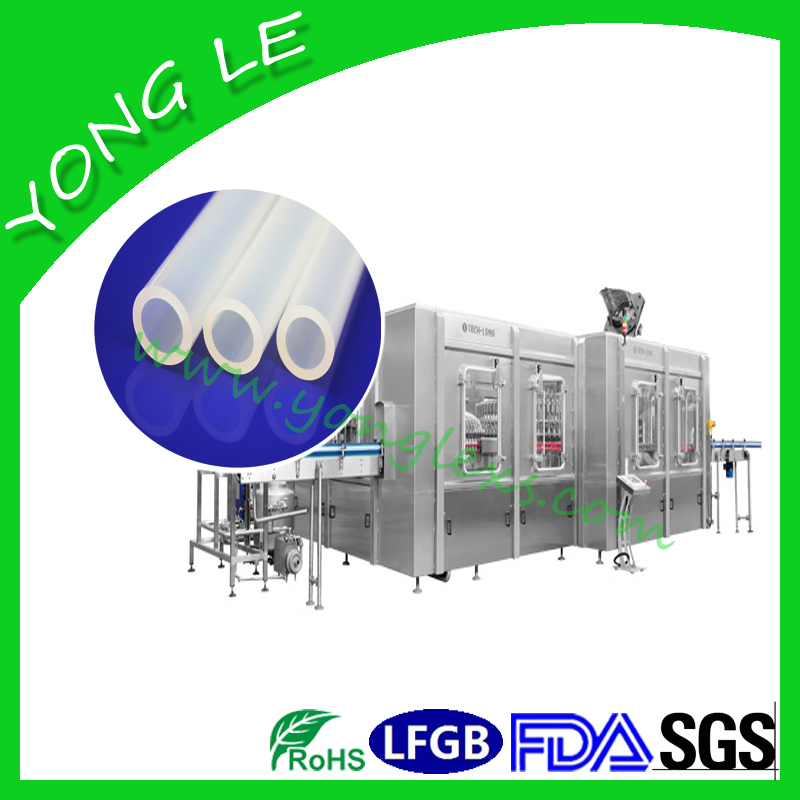 Silicone tube for drug filling machine