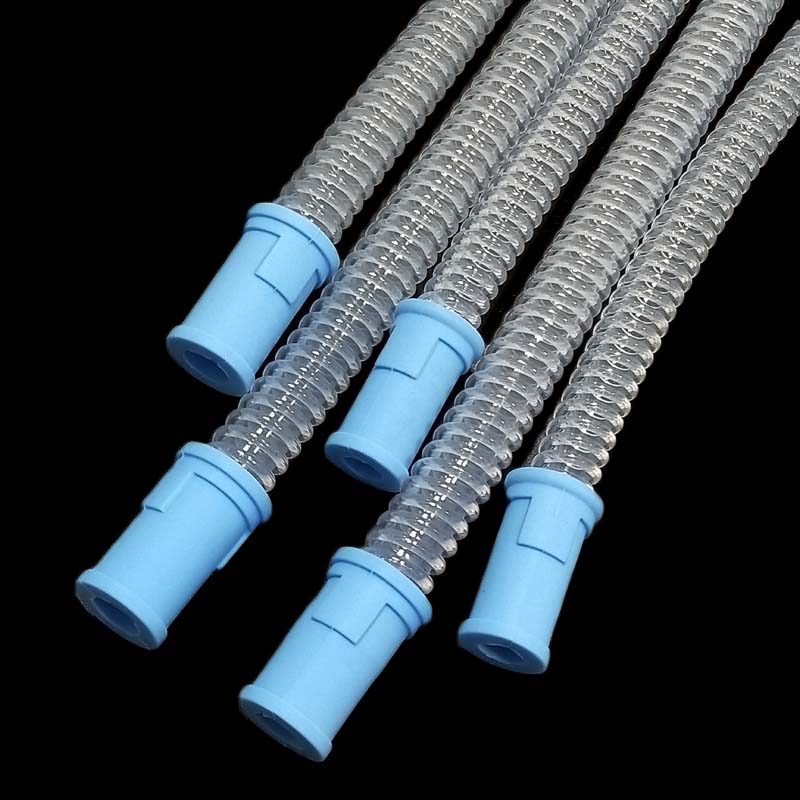 Corrugated silicone hose