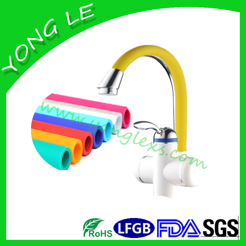 Silicone hose for water dispenser faucet