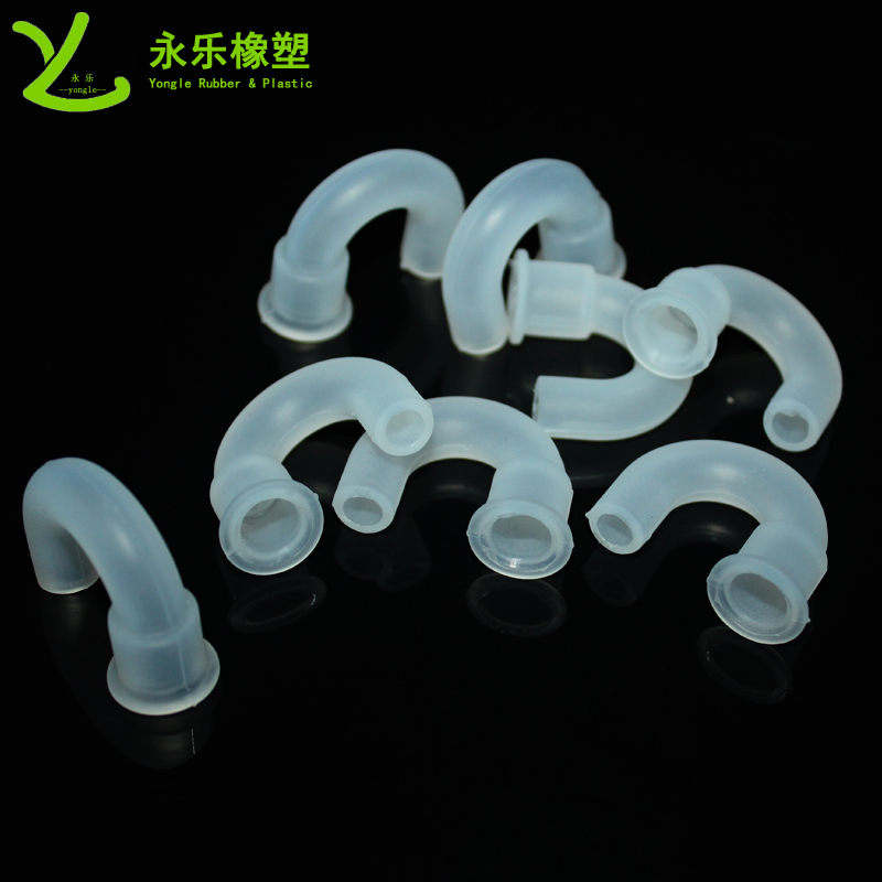 Medical silicone bend pipe