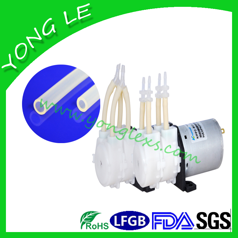 Alkali resistant peristaltic pump silicone hose