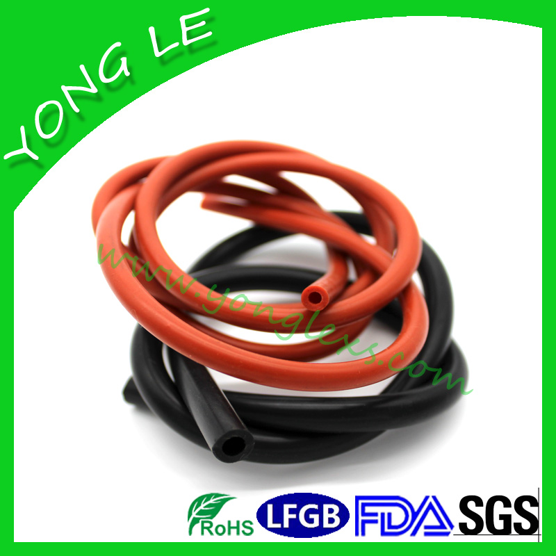 Colored odorless silicone hose