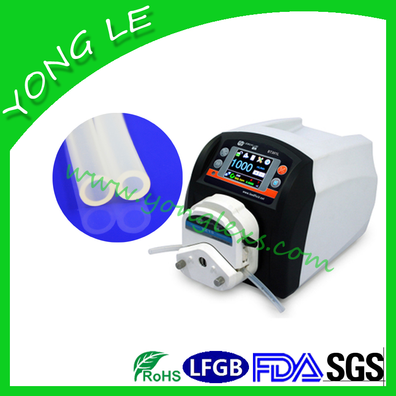 Pneumatic peristaltic pump silicone tube