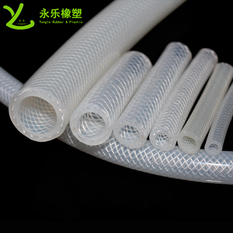 Weaving silicone tubing for oxygen concentrators