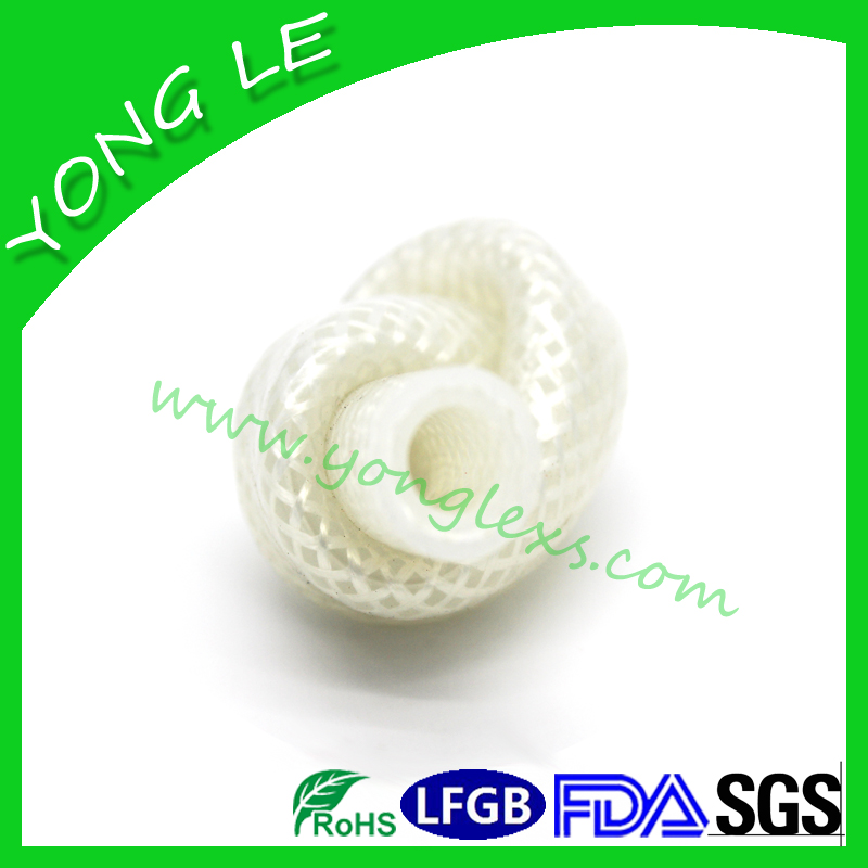 Internal oxygen concentrator silicone braided tube