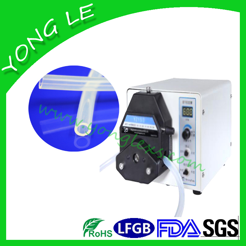 Speed regulating peristaltic pump silicone tube