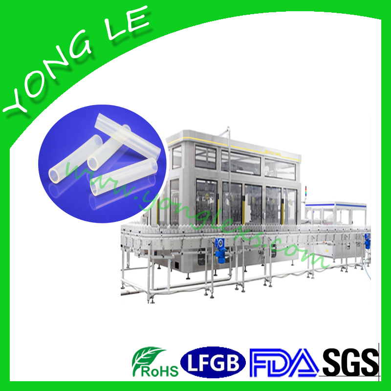 Automatic filling machine silicone hose